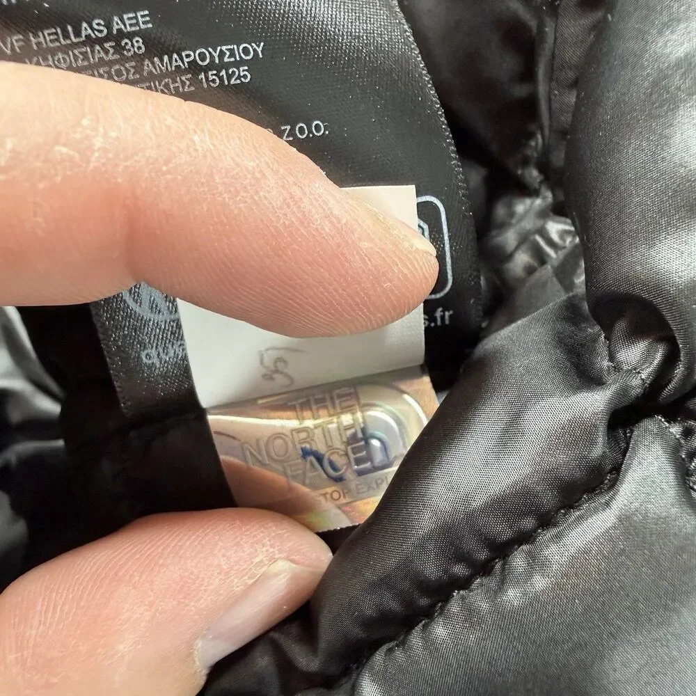 North Face Jacket Men XXL Black Thermoball Quilted Puffer Packable Lightweight